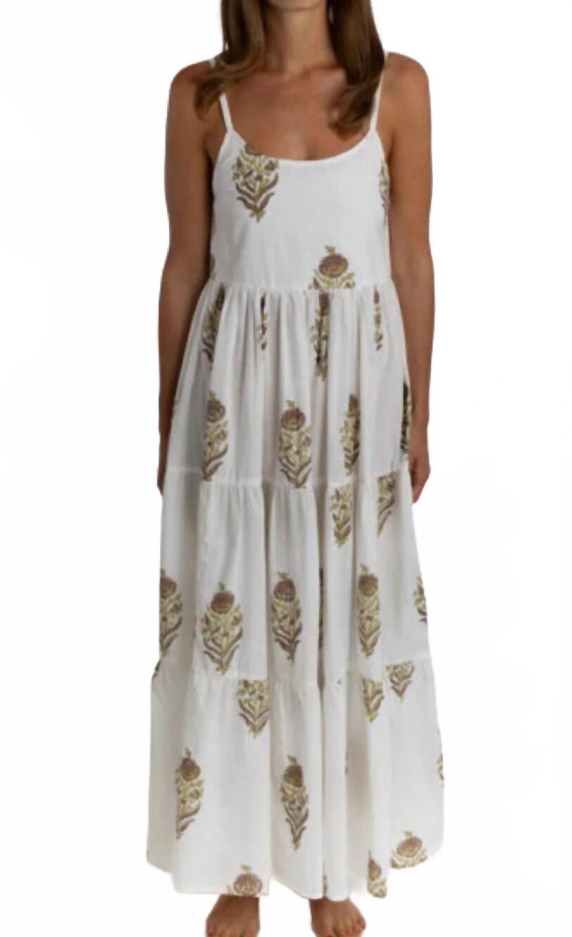 NEW STELLA RAY mae maxi dress in moss agate